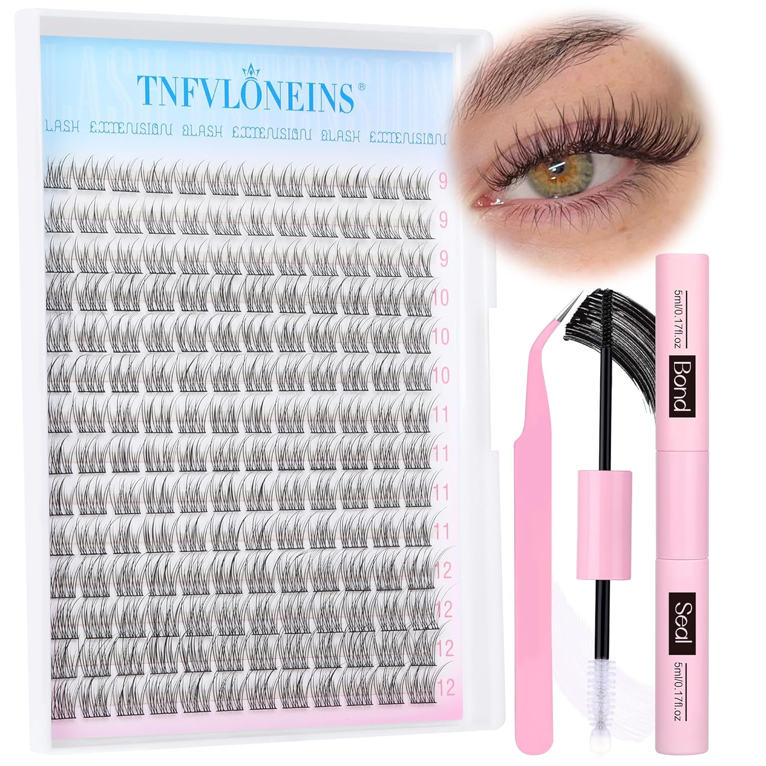 Eyelash Extension Images Free - 168Pcs Natural Lash Extension Kit with