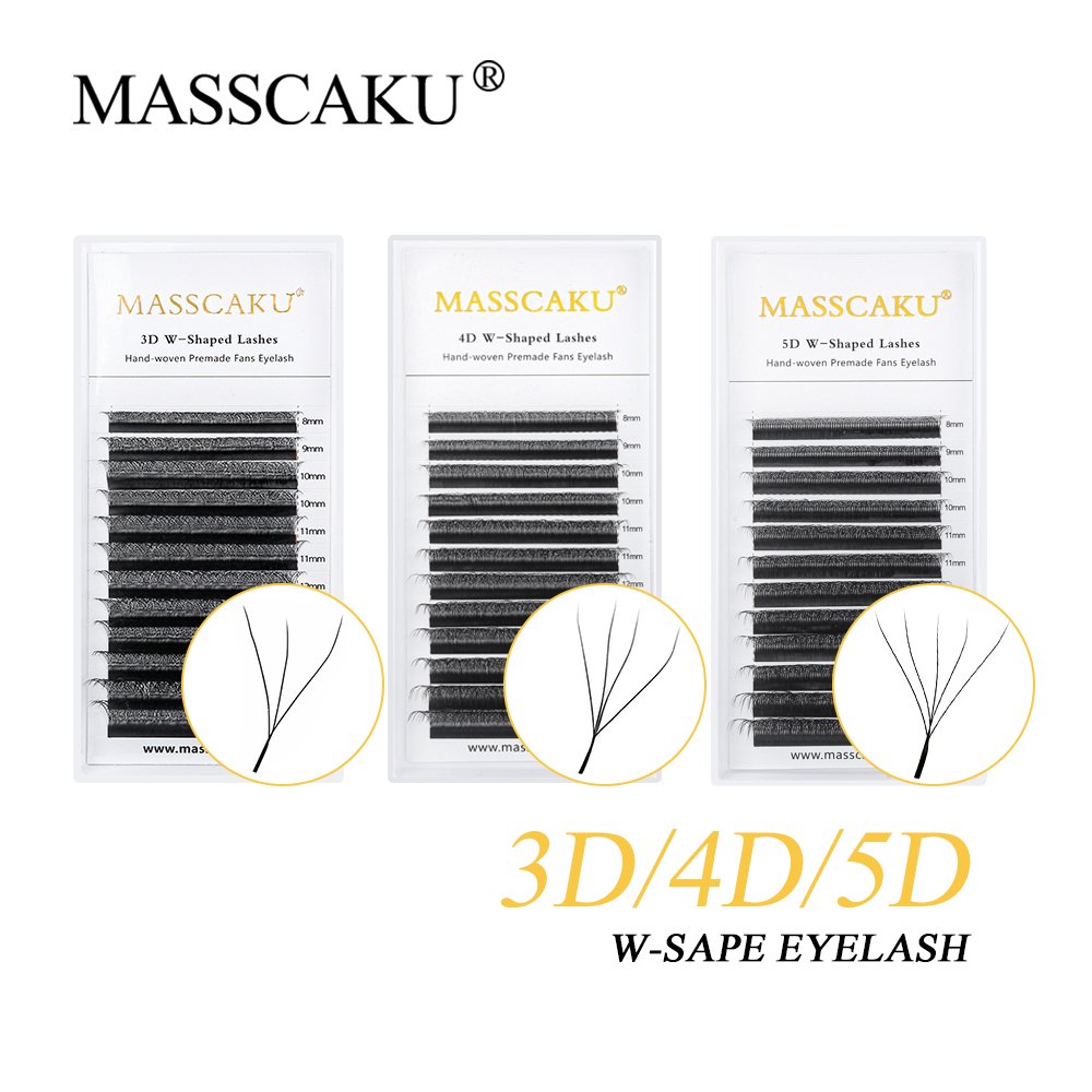 Eyelash Extension Human Hair - Private Label Masscaku W Style Individual