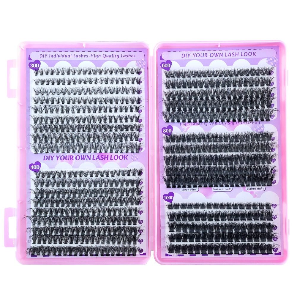 Eyelash Extension Wispy - 9-18mm Length False Eyelashes Natural Look