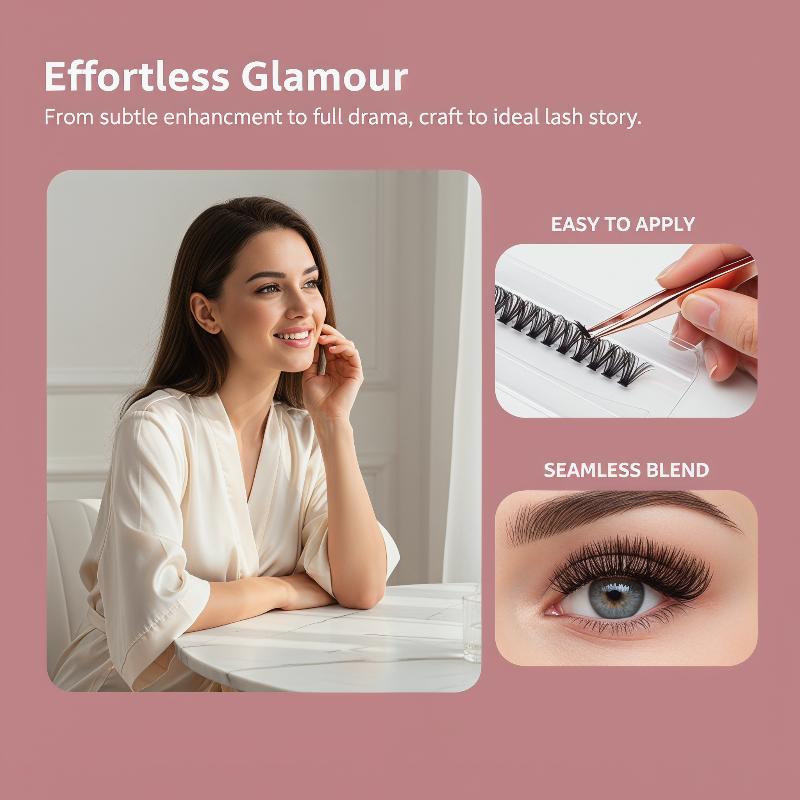 Eyelash Extension Volume - 14 Rows Cluster Eyelash Extension DIY