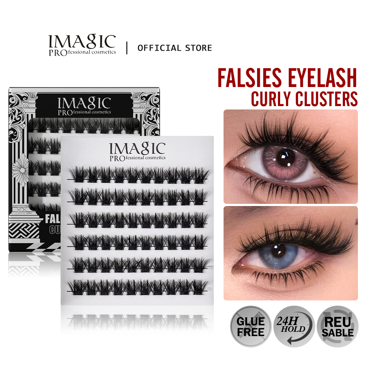 Eyelash Extension Images Free - IMAGIC FALSIES Eyelash Extensions Natural Soft