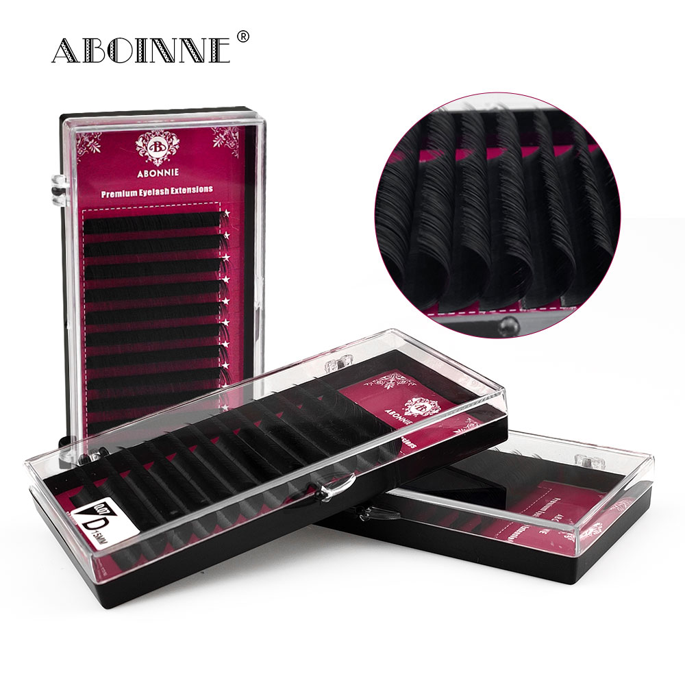 Eyelash Extension Human Hair - Abonnie 8-17mm Faux Individual Lashes Maquiagem