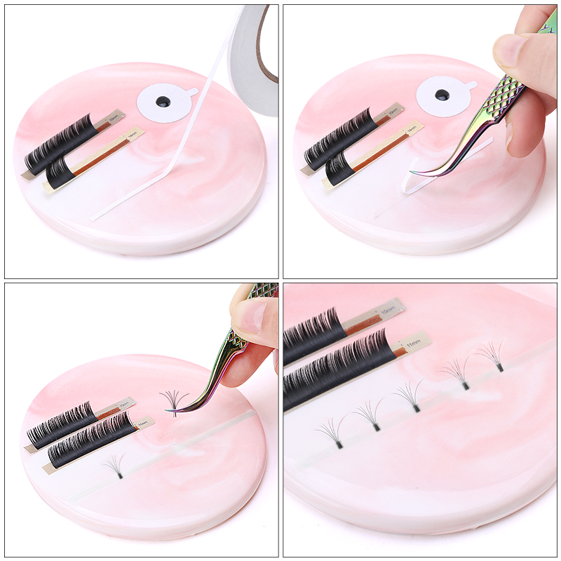 40m/Set Easy fan Tapes 3D Volu - Eyelash Extension Volume 리뷰 및 가격