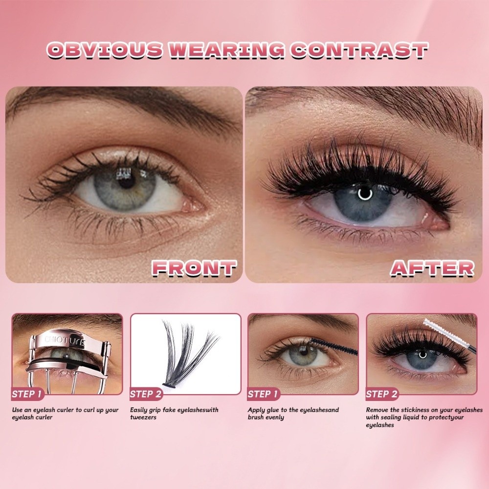 8-16mm Length False Eyelashes  - Eyelash Extension Wispy 리뷰 및 가격