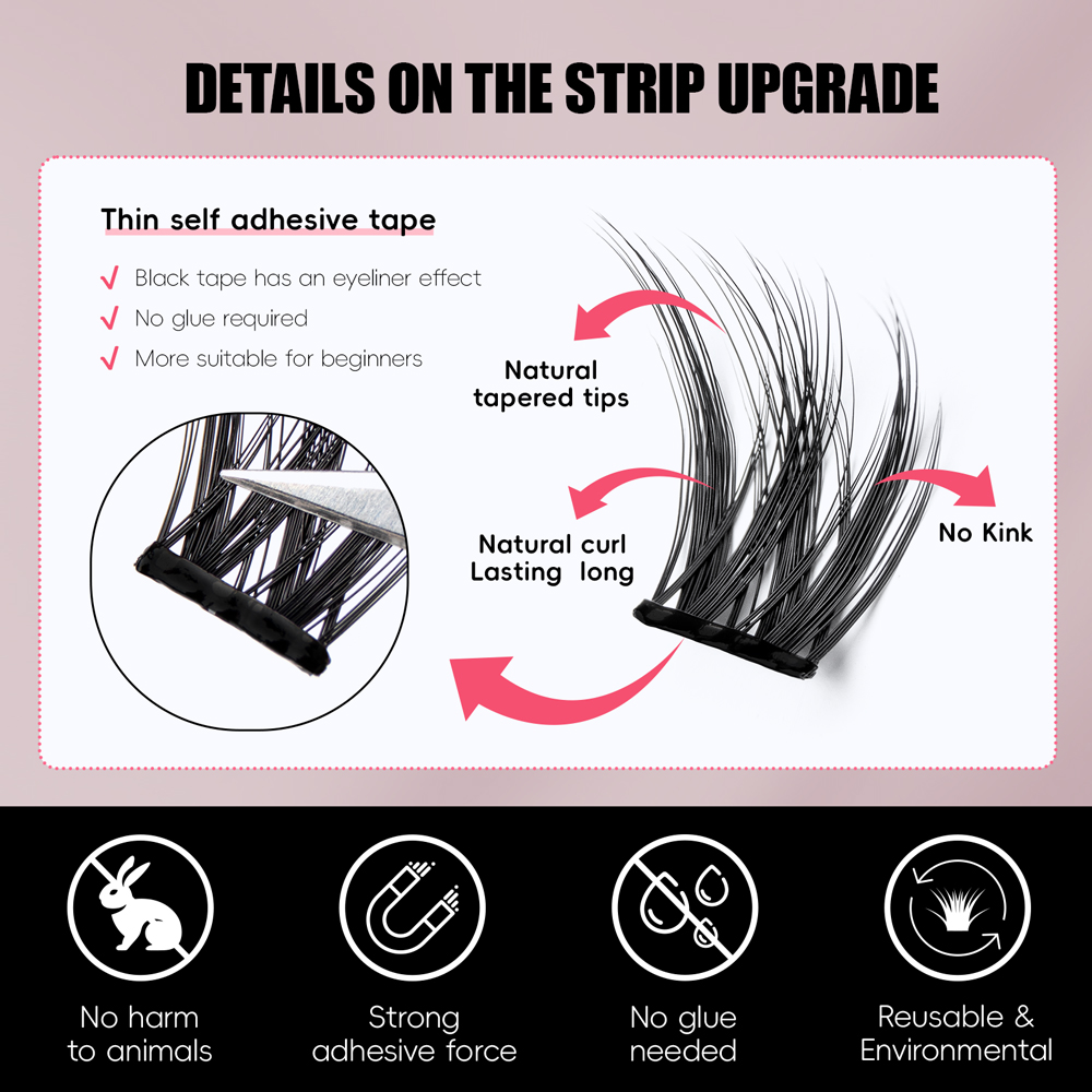 VIPUDA  Self-adhesive False Ey - Eyelash Extension No 8 리뷰 및 가격