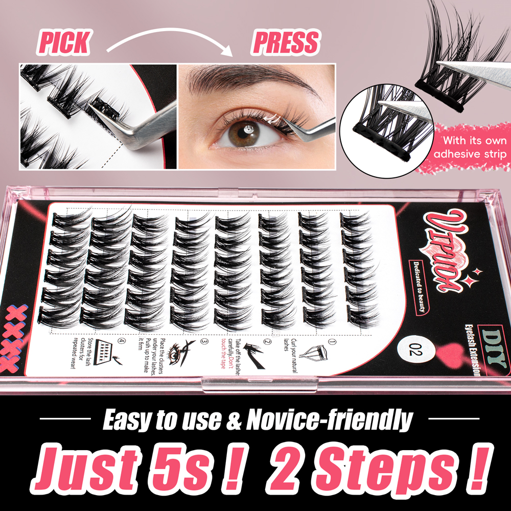 VIPUDA  Self-adhesive False Ey - Eyelash Extension No 8 리뷰 및 가격