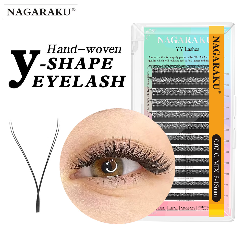 NAGARAKU YY Shape Hand Woven P - Eyelash Extension Human Hair 리뷰 및 가격