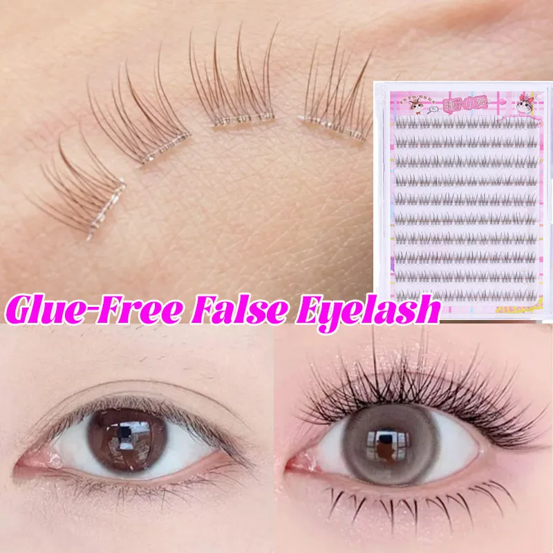 Natural Fish Tail Cluster Fals - Eyelash Extension No 8 리뷰 및 가격