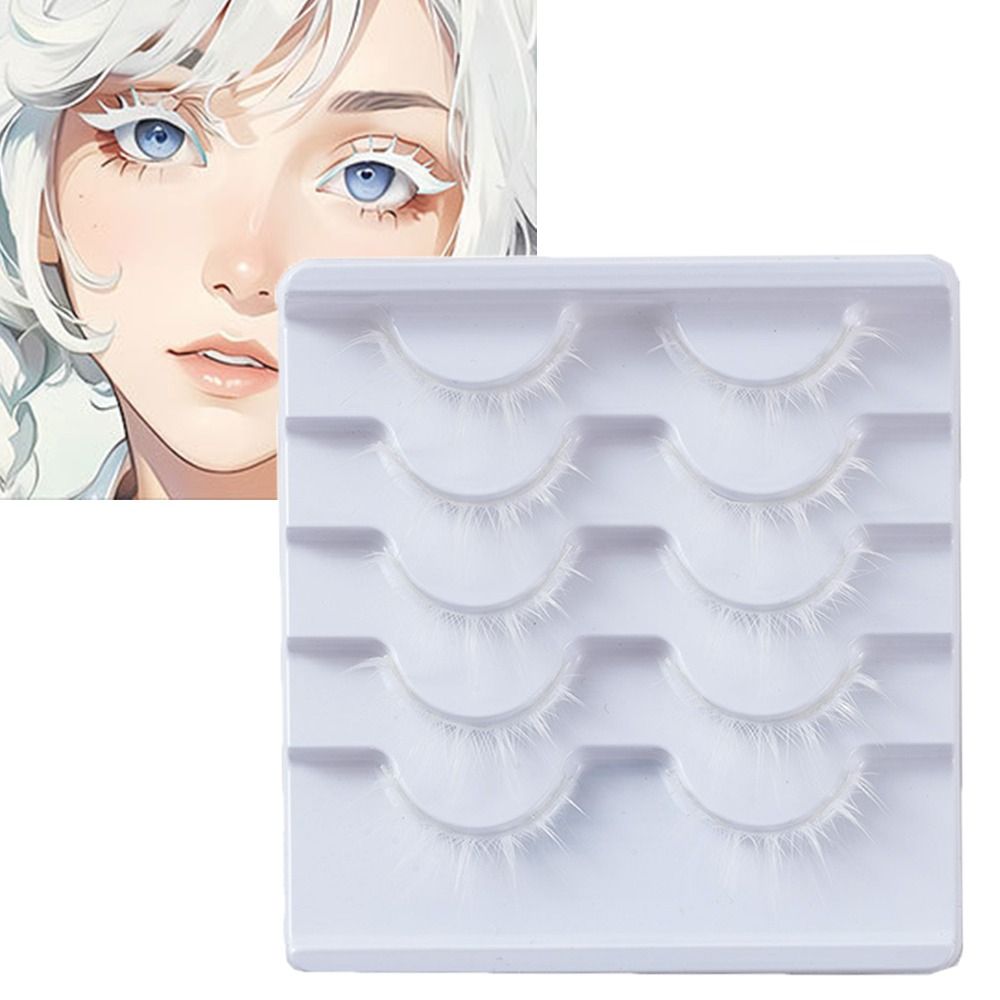 Hot White White Anime Eyelashe - Eyelash Extension Japanese Style 리뷰 및 가격