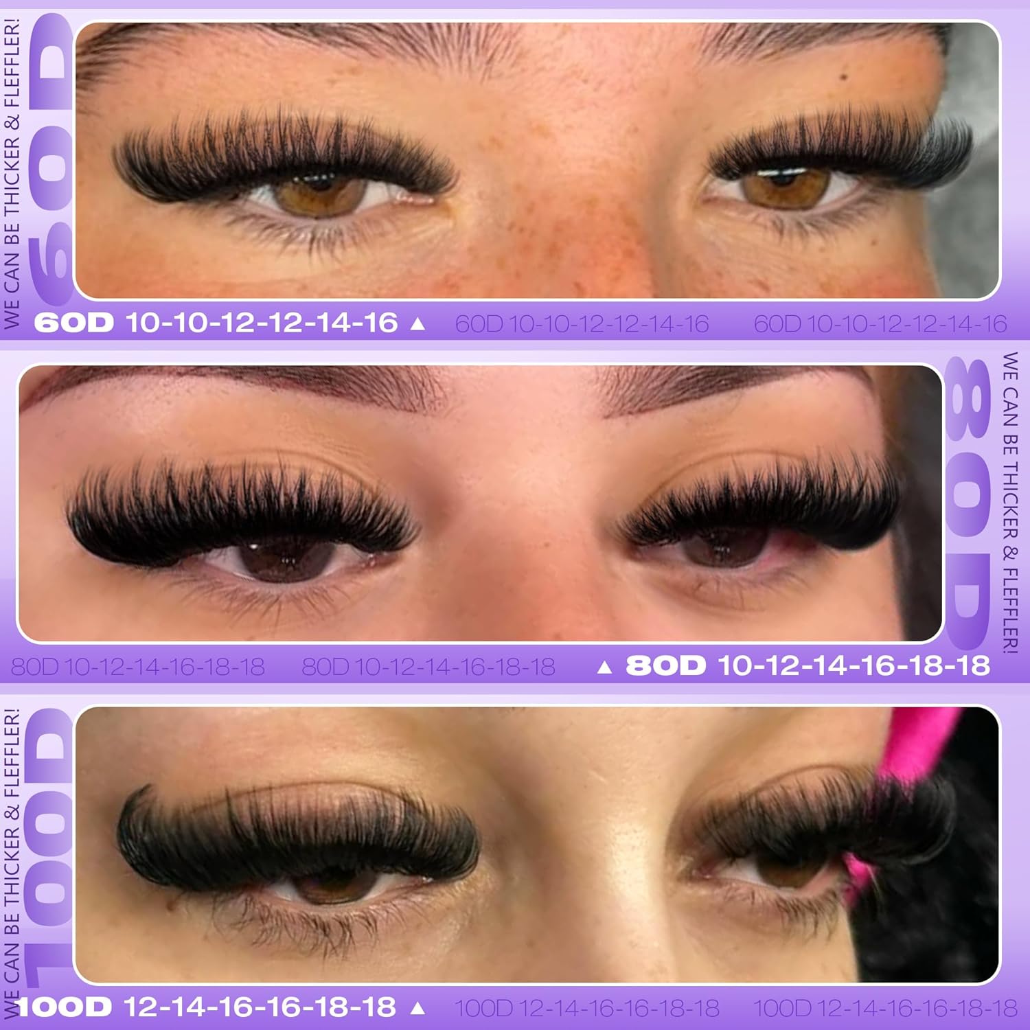 Volume Lash Clusters Kit 60D80 - Eyelash Extension Images Free 리뷰 및 가격