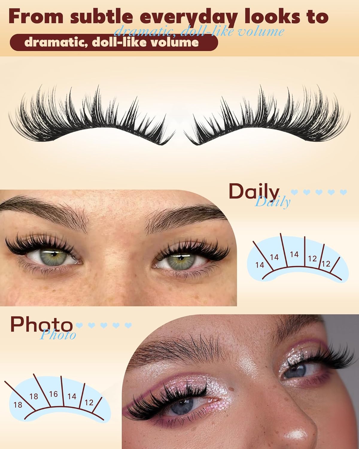Lash Clusters Kit 12-18mm Mang - Eyelash Extension Images Free 리뷰 및 가격