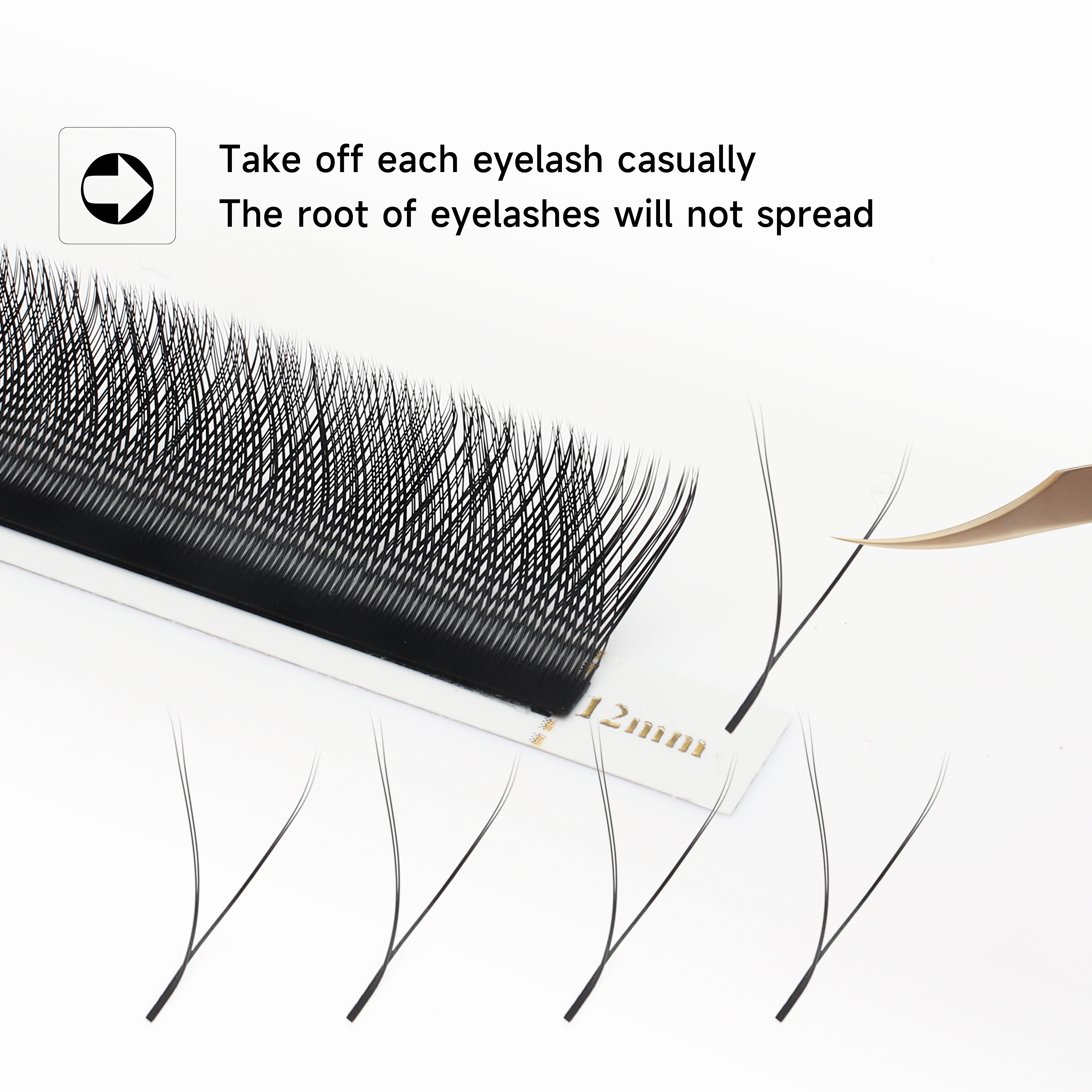 XIUSUZAKI W Shaped Bloom 2D 3D - Eyelash Extension Human Hair 리뷰 및 가격