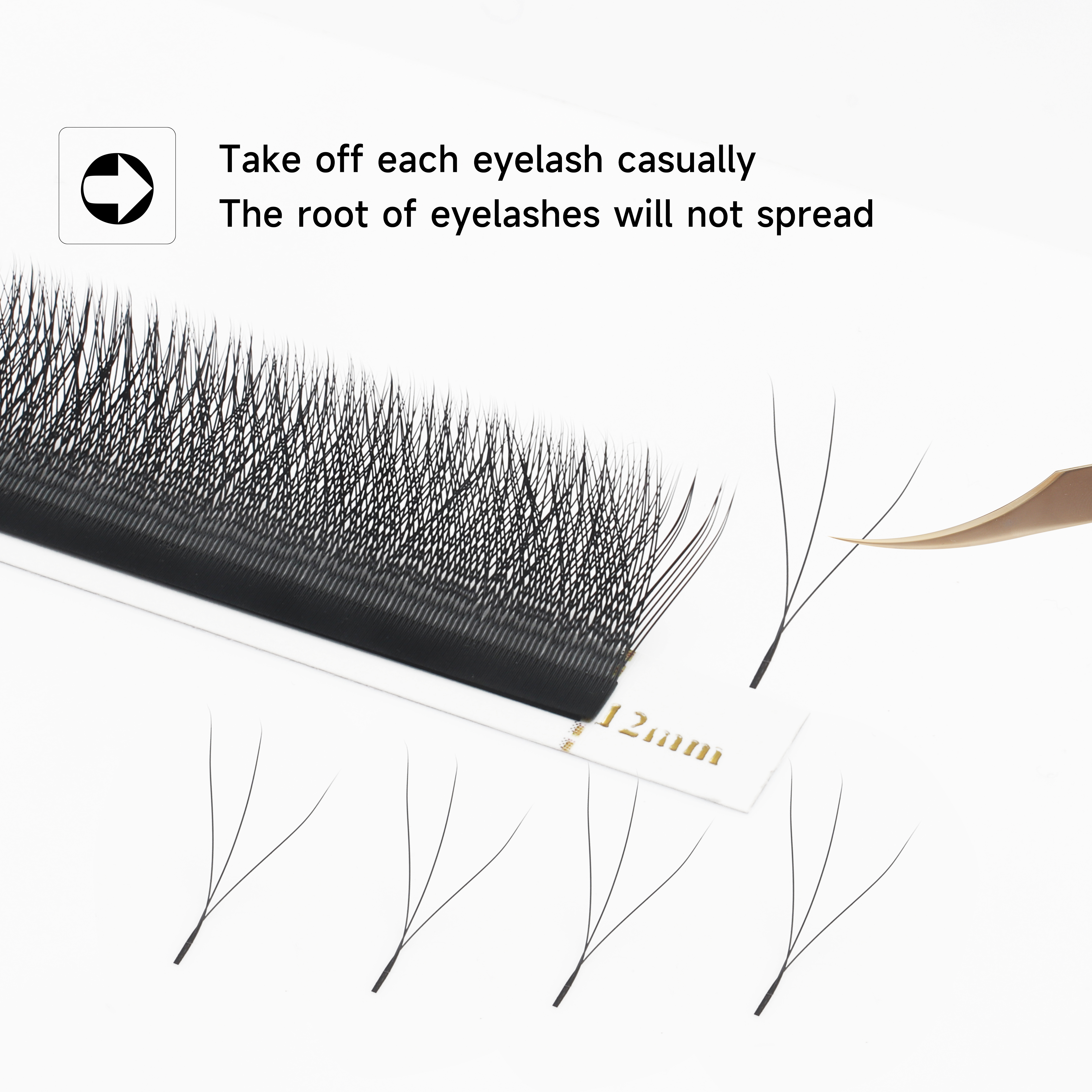 XIUSUZAKI W Shaped Bloom 2D 3D - Eyelash Extension Human Hair 리뷰 및 가격