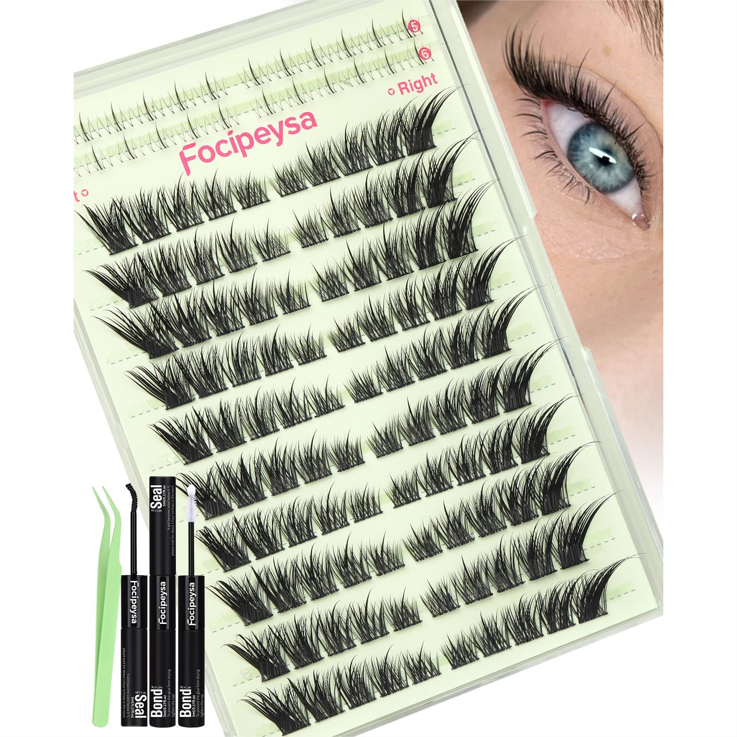 Fox Eye Lash Clusters Kit Wisp - Eyelash Extension Images Free 리뷰 및 가격