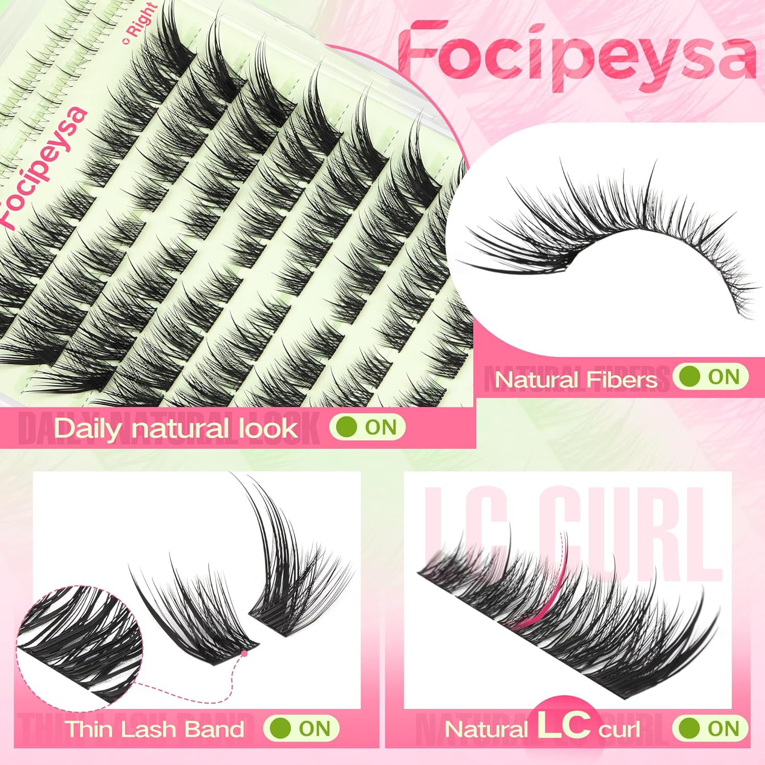Fox Eye Lash Clusters Kit Wisp - Eyelash Extension Images Free 리뷰 및 가격