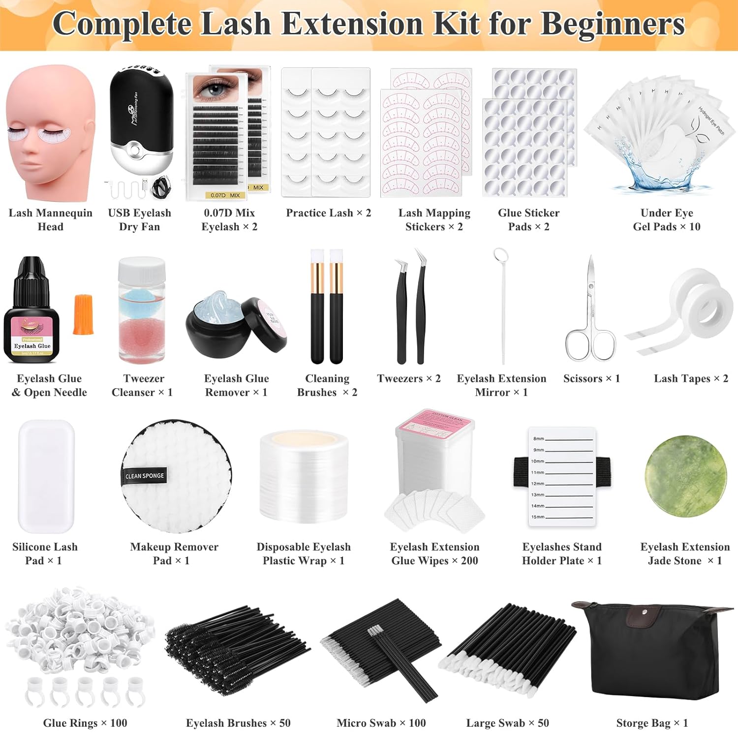 Eyelash Extension Kit for Begi - Eyelash Extension Images Free 리뷰 및 가격