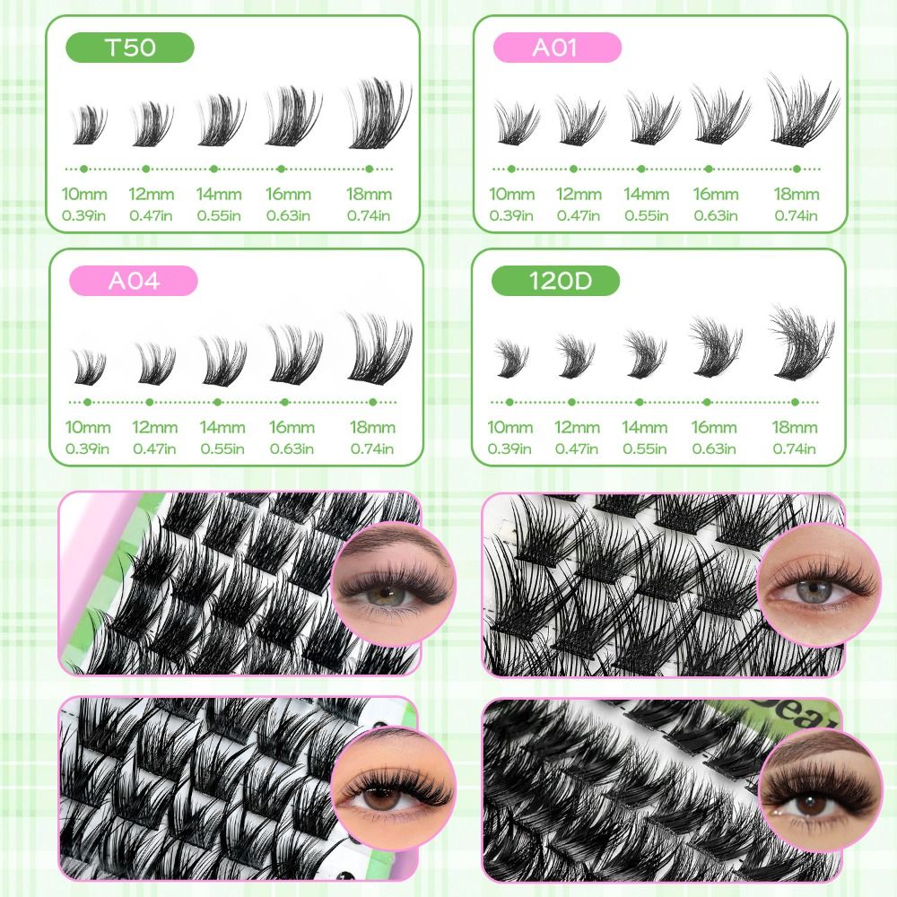 Natural Look False Eyelashes W - Eyelash Extension Wispy 리뷰 및 가격