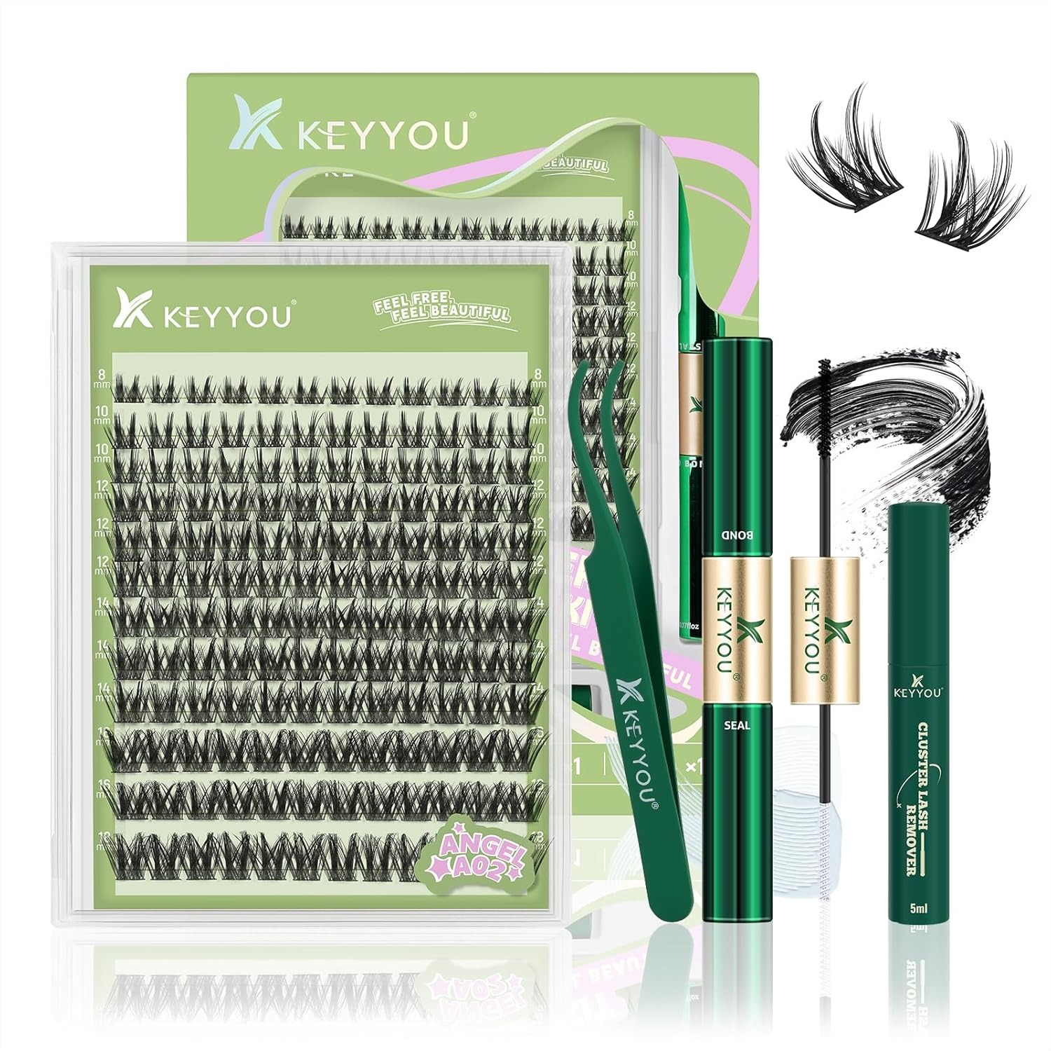 144Pcs Lash Clusters Kit with  - Eyelash Extension Images Free 리뷰 및 가격