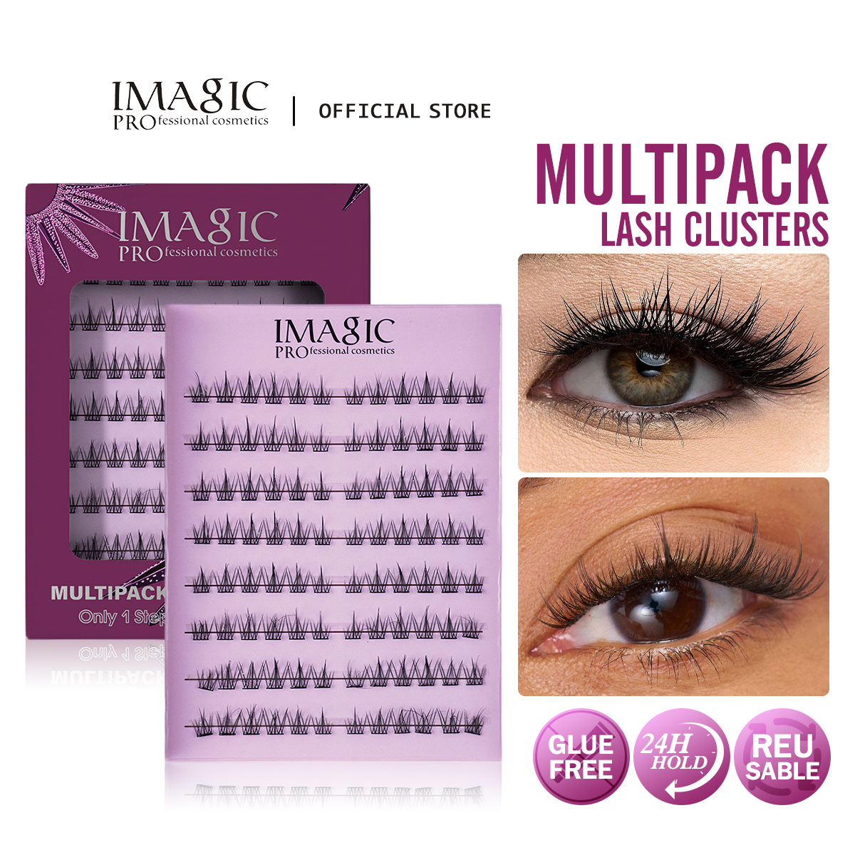 IMAGIC Multipack Lash Clusters - Eyelash Extension No 8 리뷰 및 가격