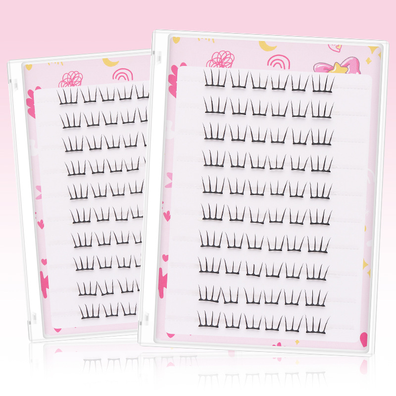 8-row white box no need glue - Eyelash Extension No 8 리뷰 및 가격