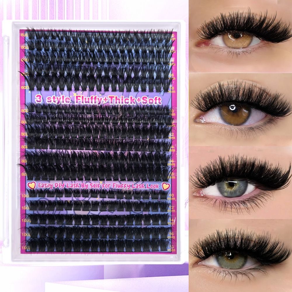 Natural Look False Eyelashes B - Eyelash Extension Wispy 리뷰 및 가격