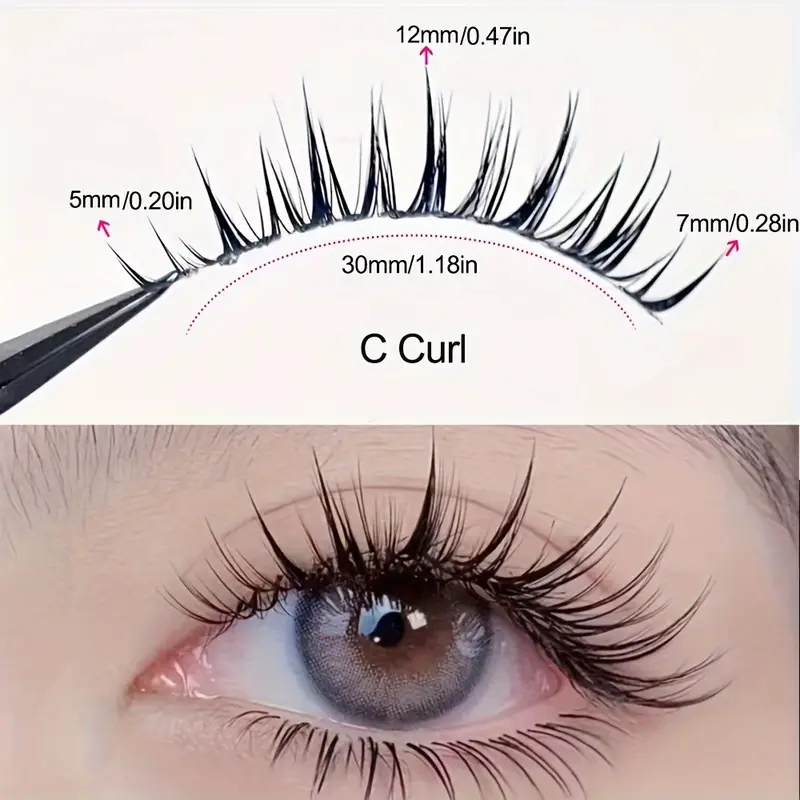 Five Rows Of Natural Whole Fal - Eyelash Extension Japanese Style 리뷰 및 가격