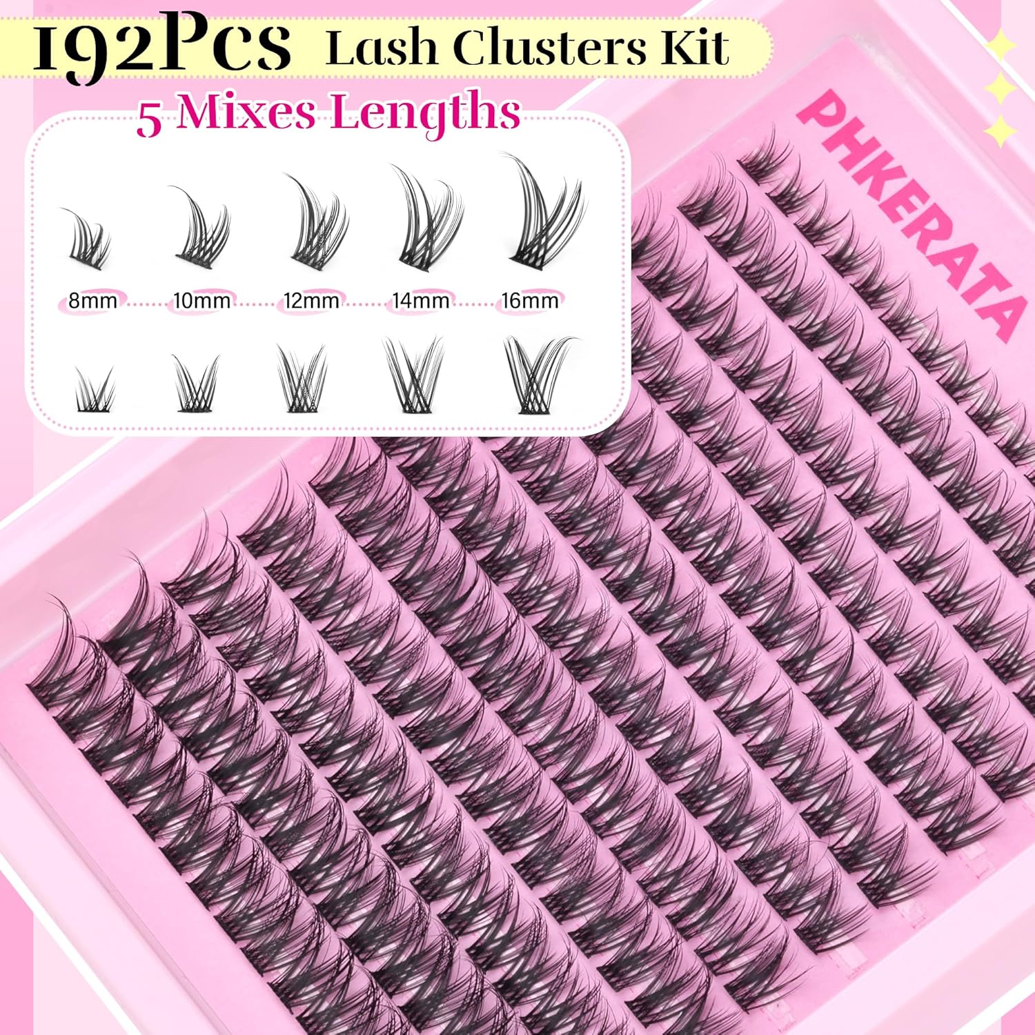 Wispy Lash Clusters Kit 192 Pc - Eyelash Extension Images Free 리뷰 및 가격
