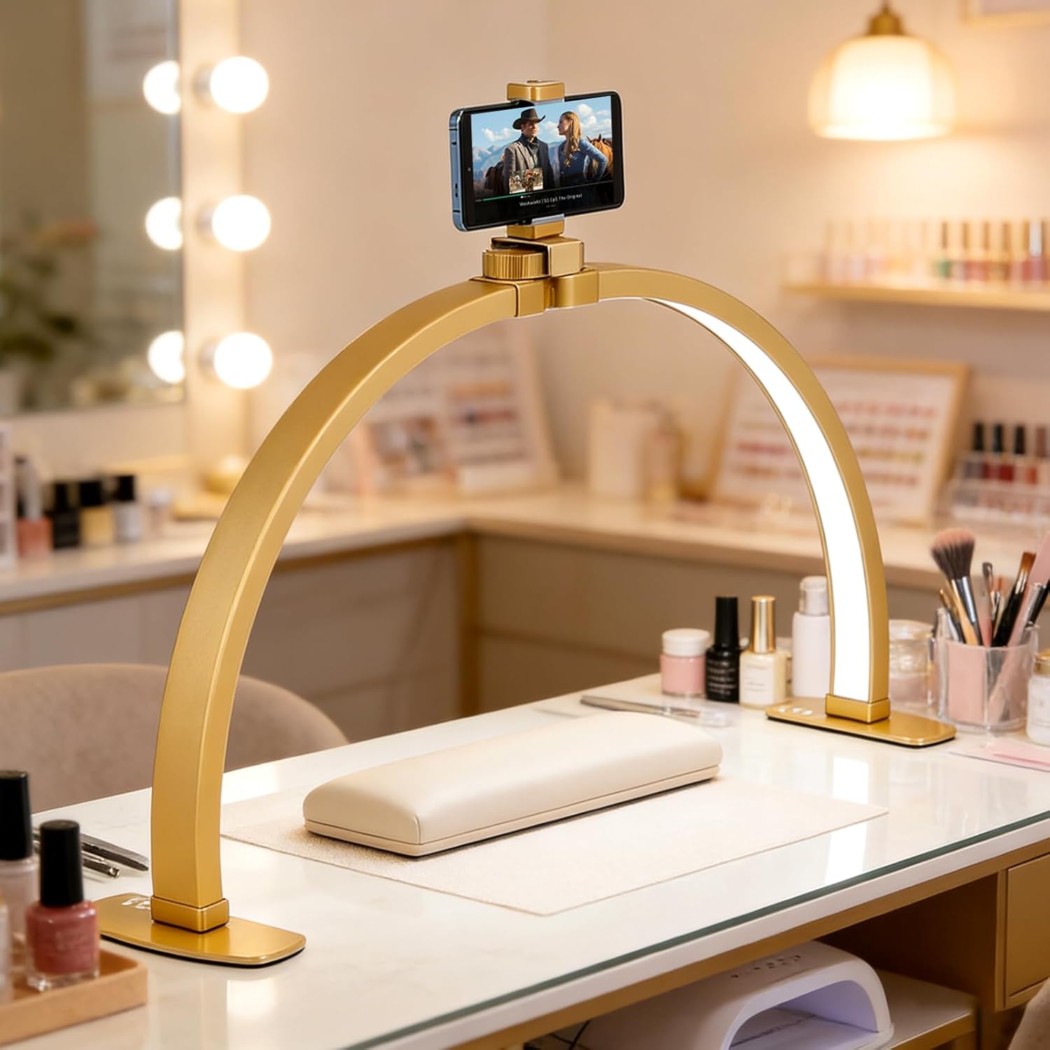 29IN Folding Half-Moon LED Lam - Eyelash Extension Images Free 리뷰 및 가격