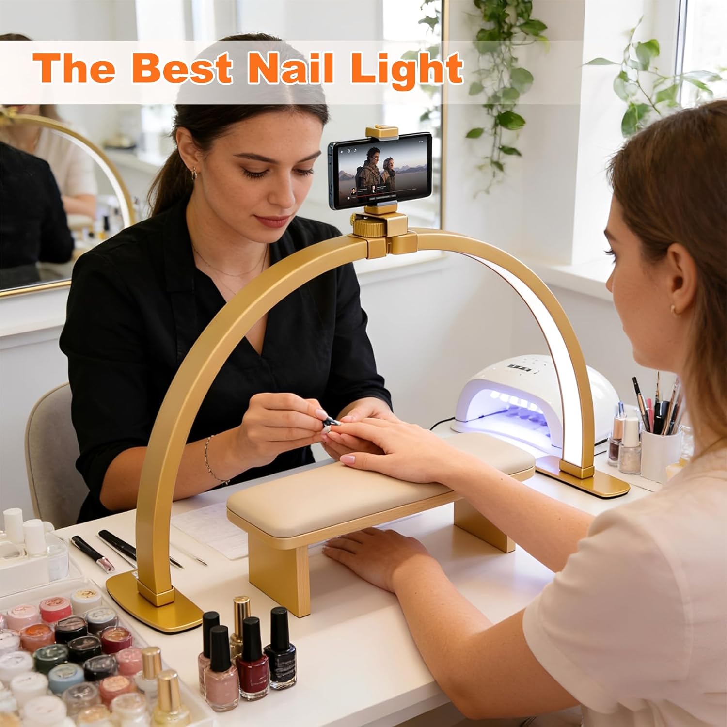 29IN Folding Half-Moon LED Lam - Eyelash Extension Images Free 리뷰 및 가격