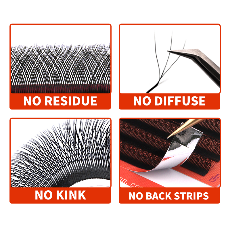 FADVAN 3D Lashes W Shaped Eyel - Eyelash Extension Human Hair 리뷰 및 가격