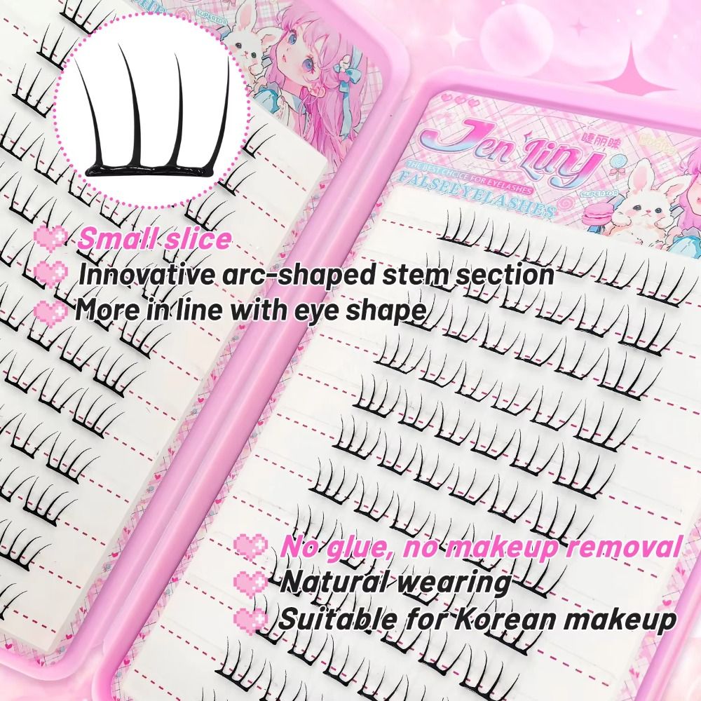 24 Rows 8-13mm Length False Ey - Eyelash Extension No 8 리뷰 및 가격