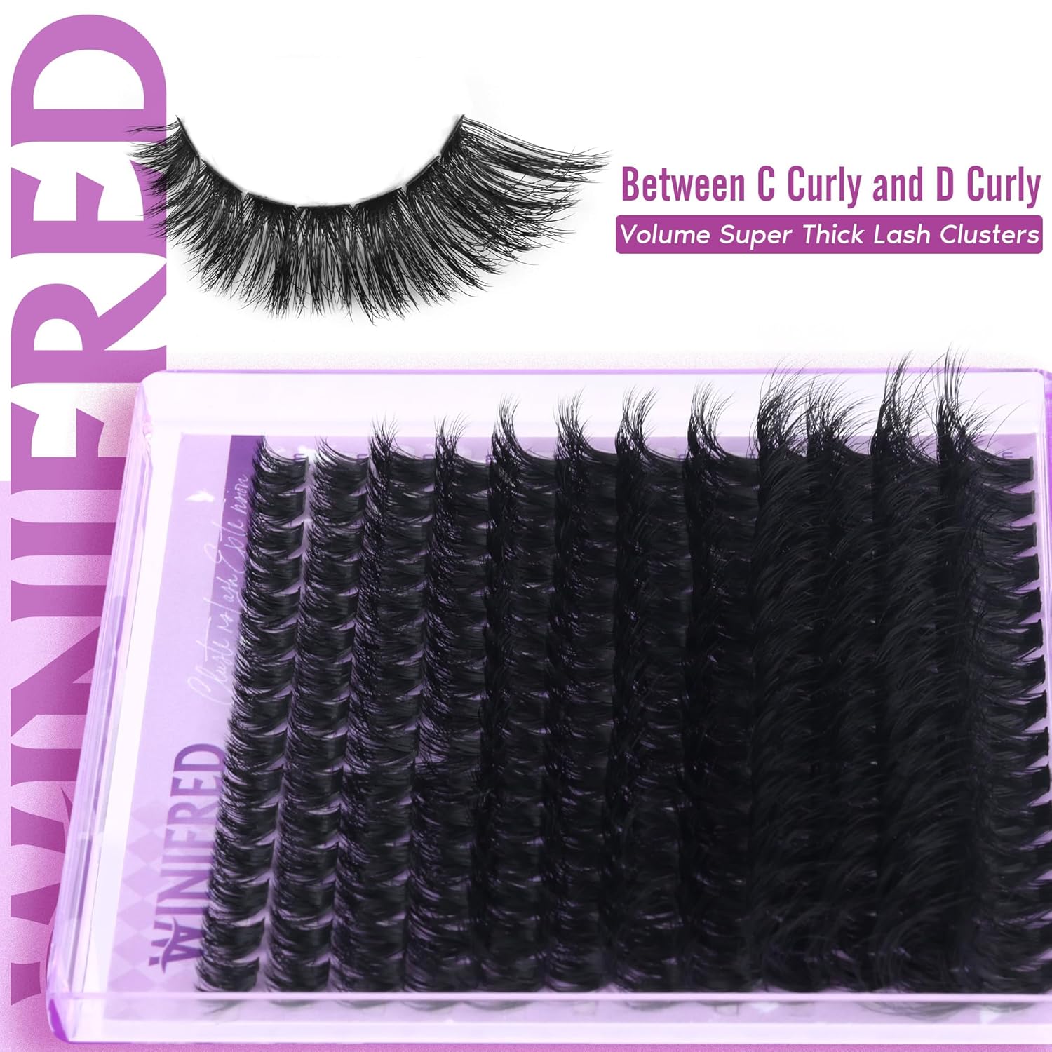 Thick Lash Clusters Kit 100D V - Eyelash Extension Images Free 리뷰 및 가격