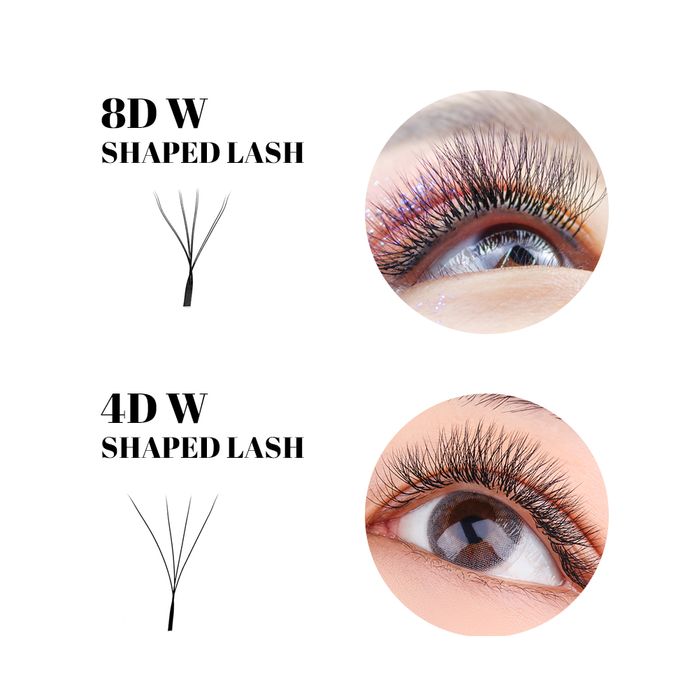 FADVAN W Shape Double Layer Ey - Eyelash Extension Human Hair 리뷰 및 가격