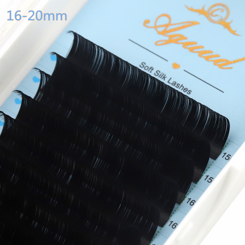 AGUUD 16 Rows Long 16-20mm Eye - Eyelash Extension Human Hair 리뷰 및 가격