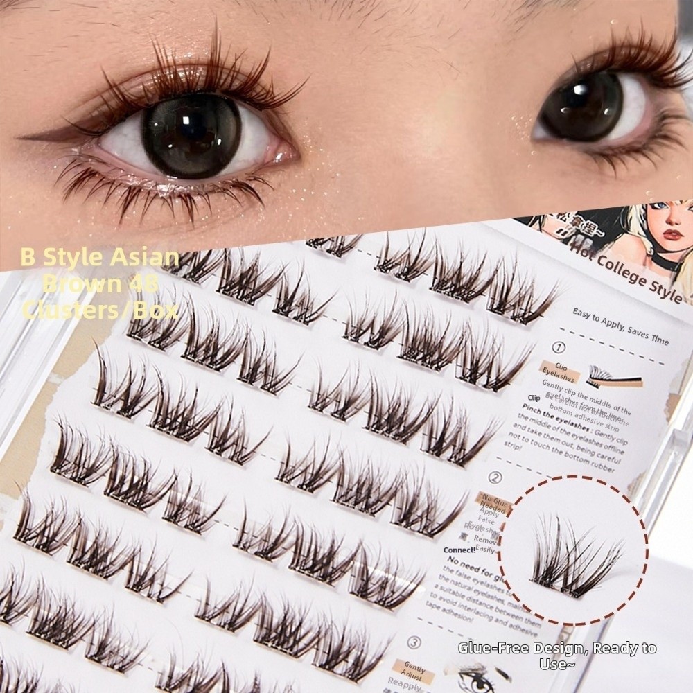 Thick Self Adhesive False Eyel - Eyelash Extension No 8 리뷰 및 가격