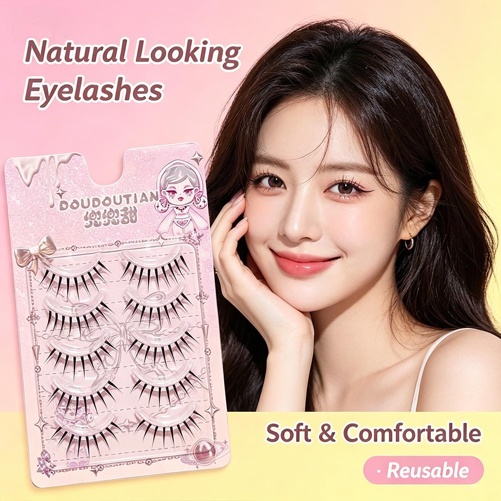 5 Pairs Natural False Eyelashe - Eyelash Extension Japanese Style 리뷰 및 가격