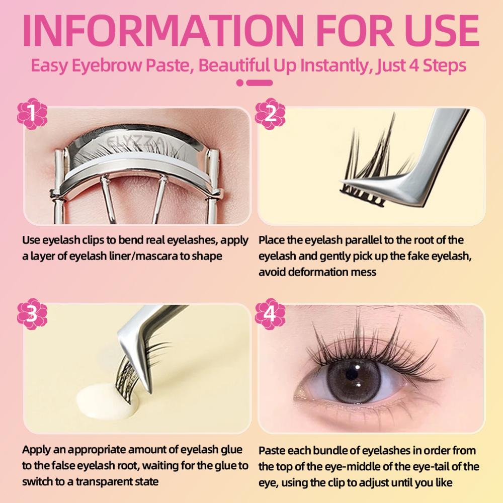 5 Pairs Natural False Eyelashe - Eyelash Extension Japanese Style 리뷰 및 가격