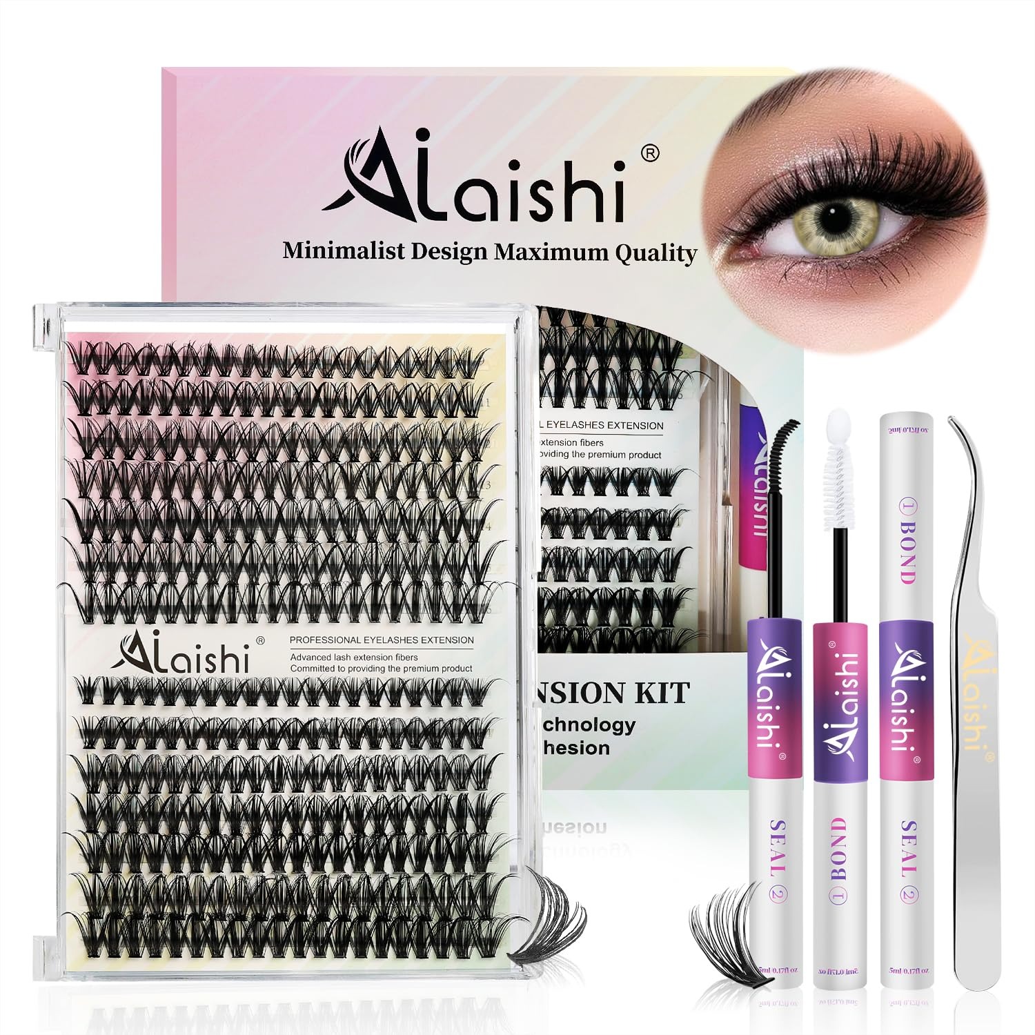 Lash Clusters Kit, DIY Cluster - Eyelash Extension Images Free 리뷰 및 가격