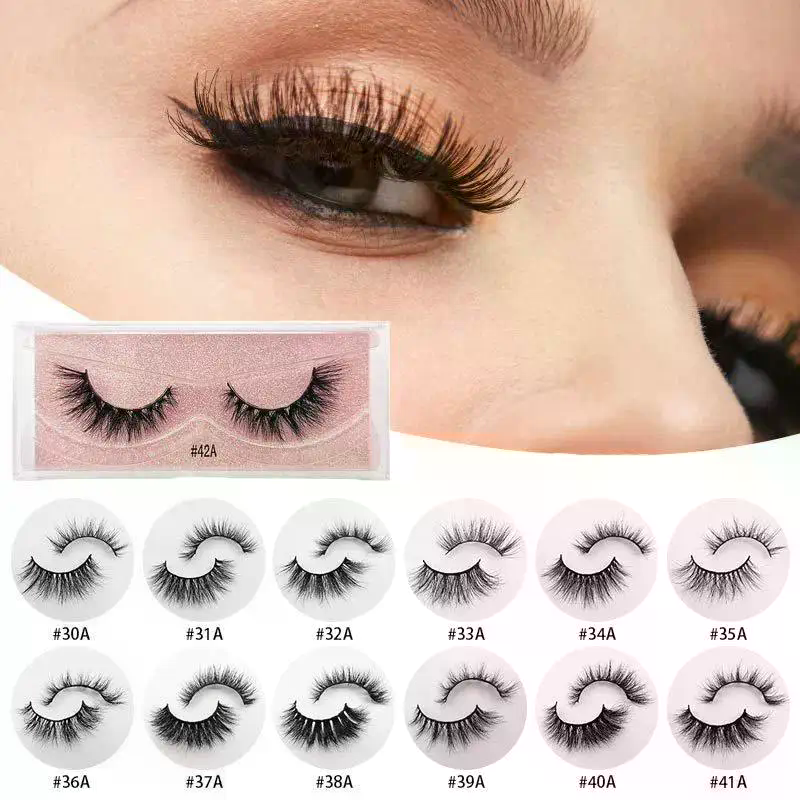 Eyelashes 3D Mink Lashes Natur - Eyelash Extension Volume 리뷰 및 가격