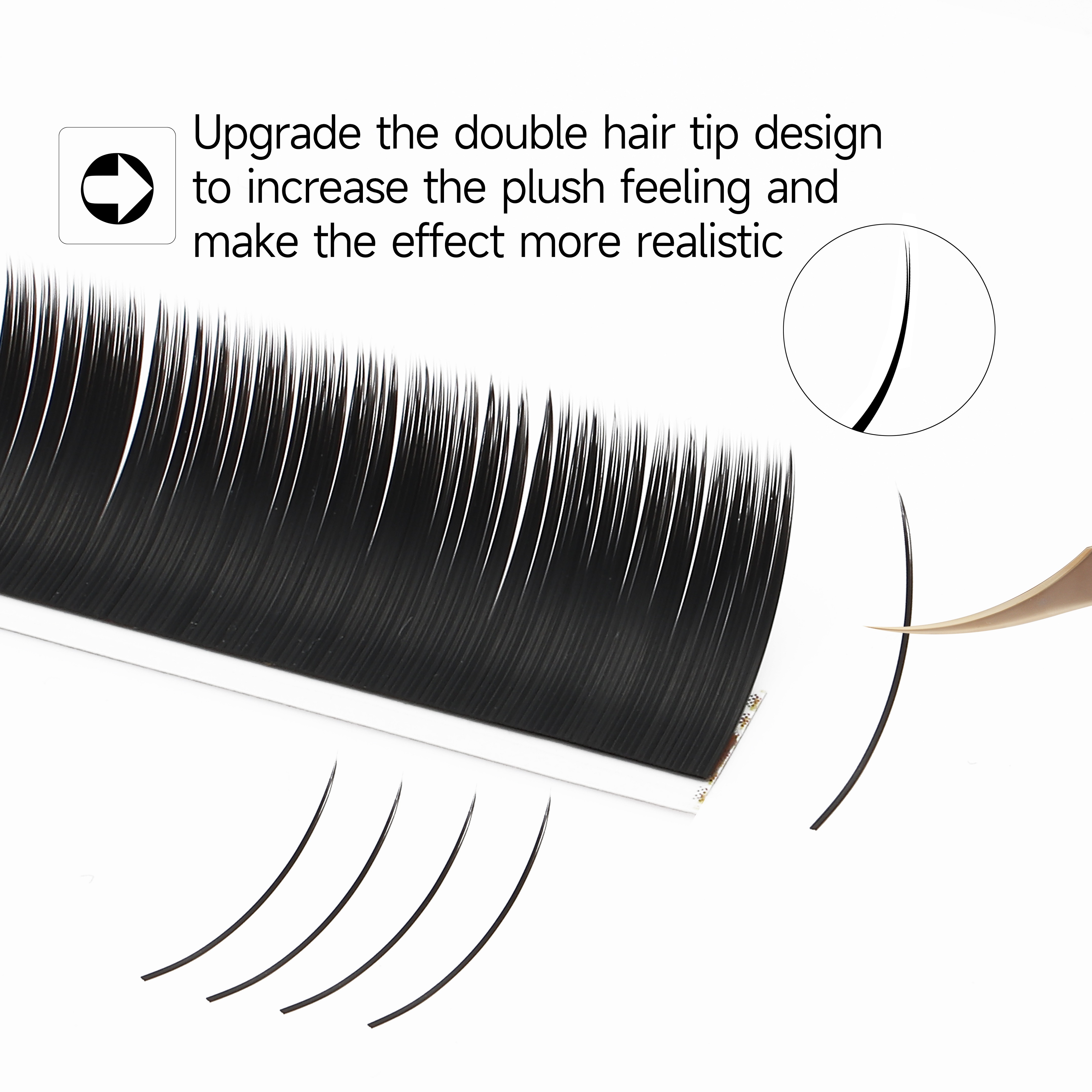 XIUSUZAKI Flat Ellipse Eyelash - Eyelash Extension Human Hair 리뷰 및 가격