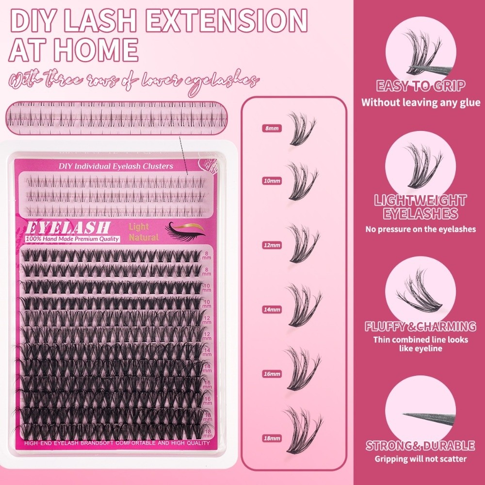 8-18mm Length False Eyelashes  - Eyelash Extension Wispy 리뷰 및 가격