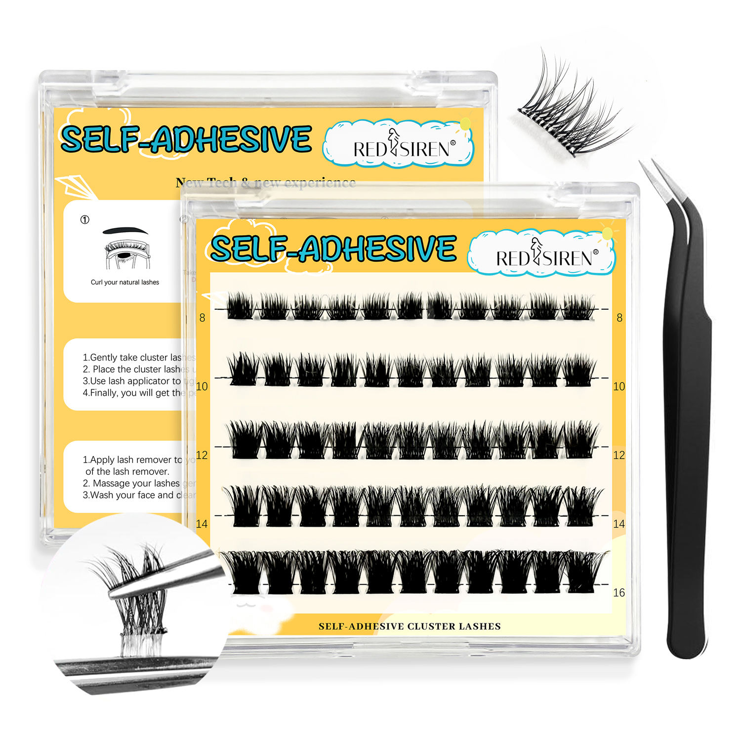 Self Adhesive Lash Clusters Ey - Eyelash Extension No 8 리뷰 및 가격