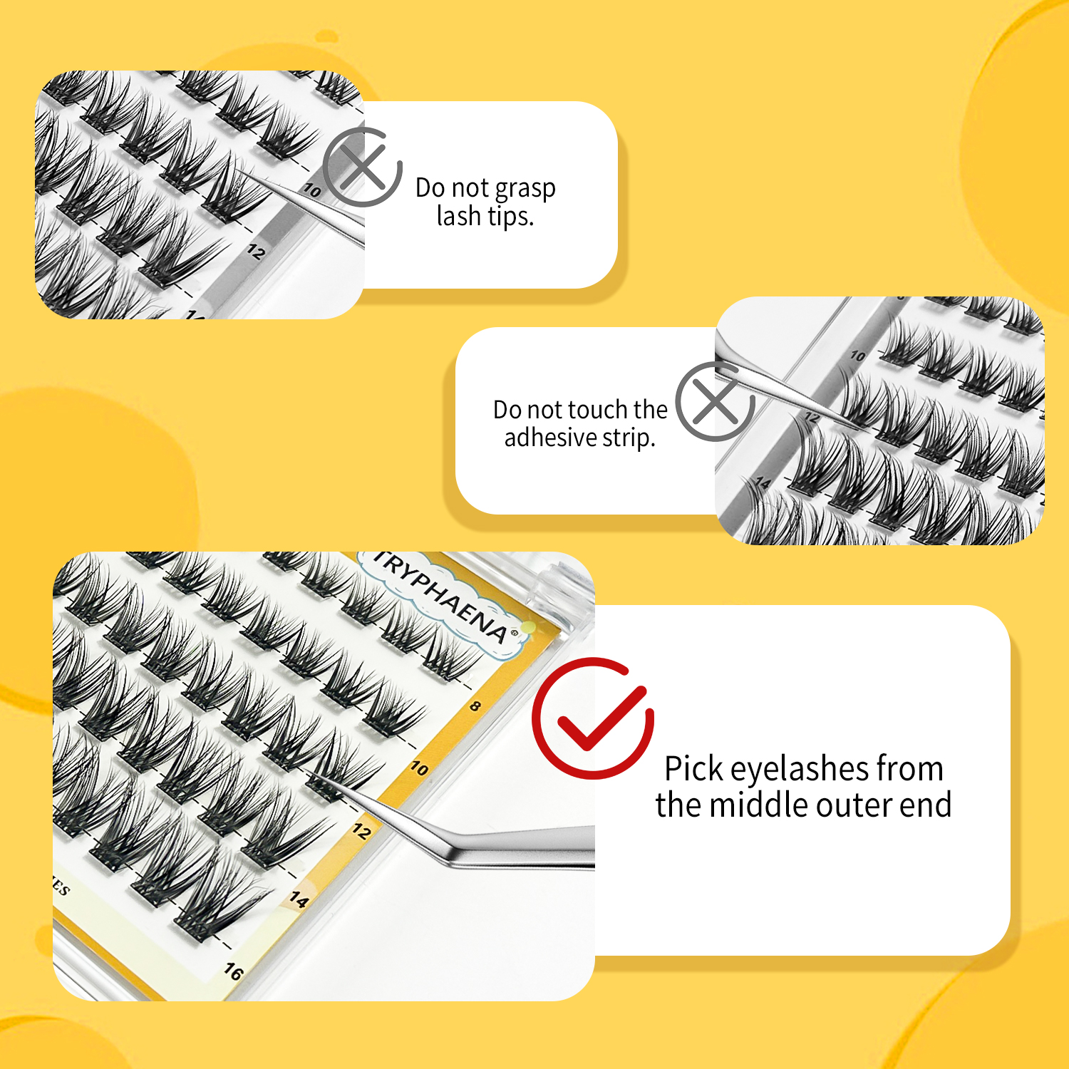 Self Adhesive Lash Clusters Ey - Eyelash Extension No 8 리뷰 및 가격