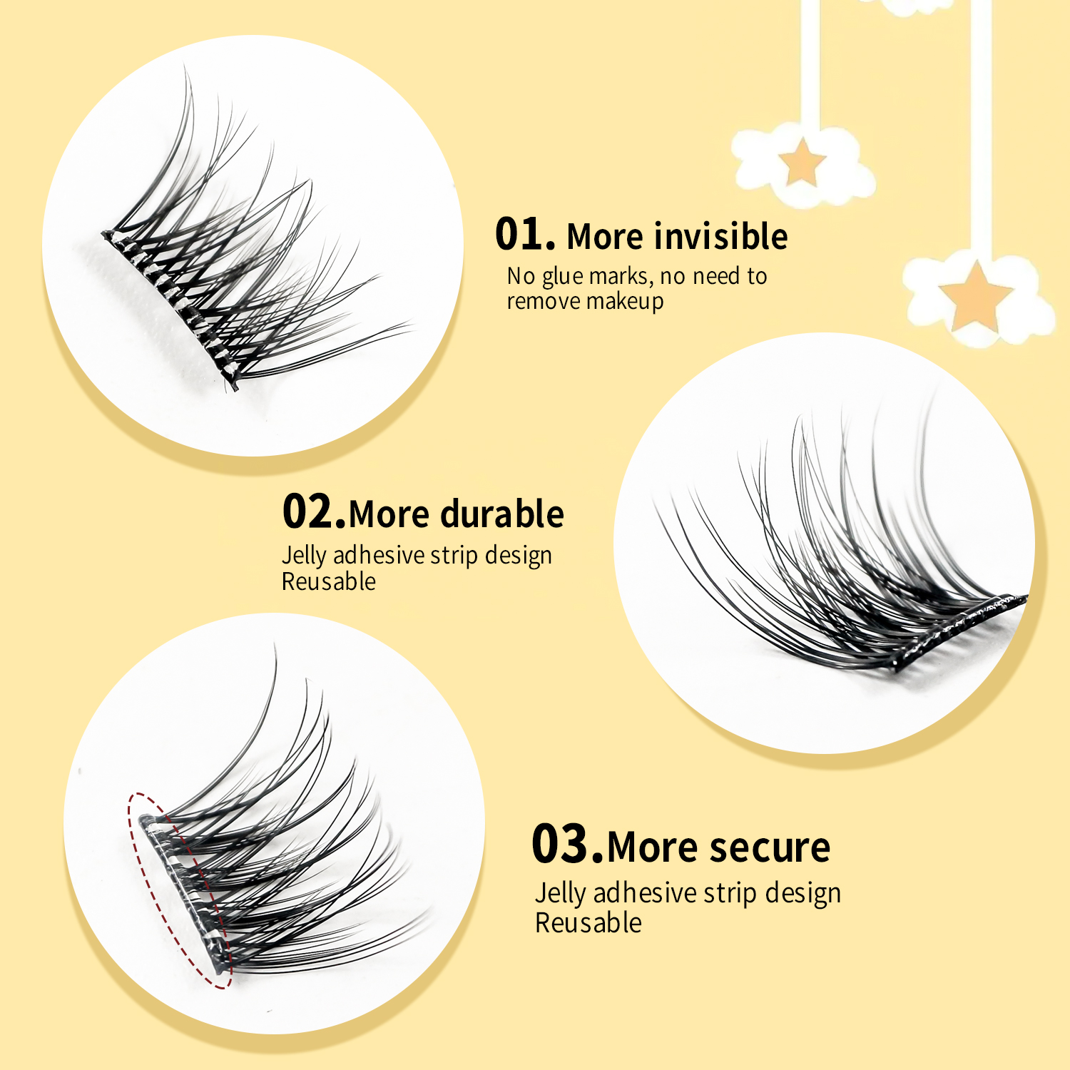 Self Adhesive Lash Clusters Ey - Eyelash Extension No 8 리뷰 및 가격