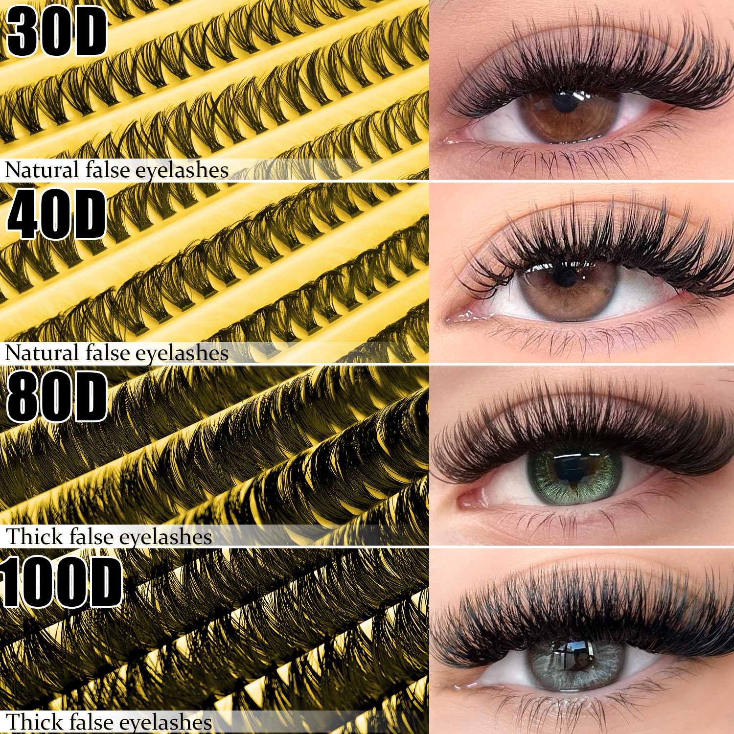 DIY Lash Clusters Kit - 30D/40 - Eyelash Extension Volume 리뷰 및 가격