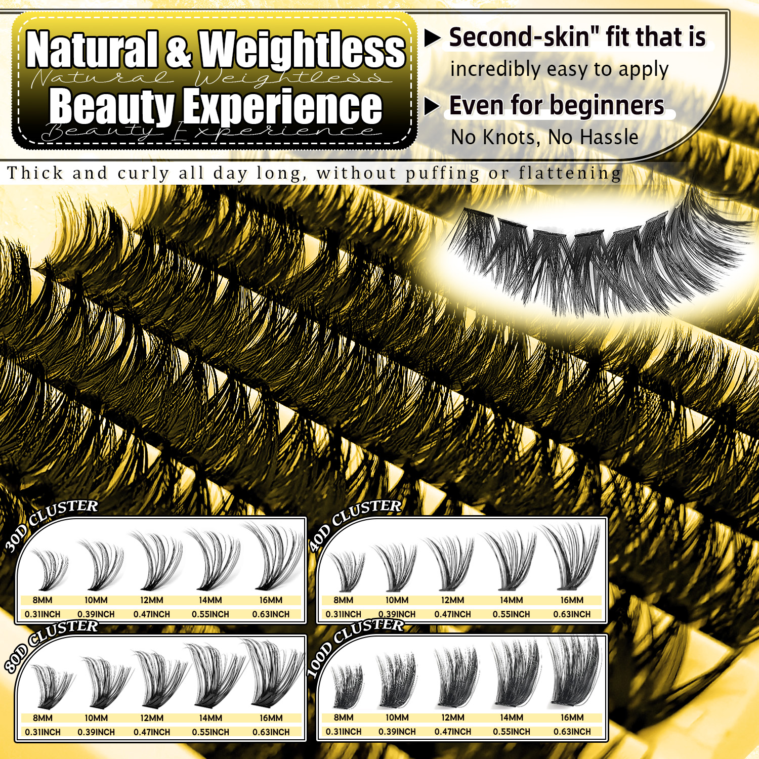 DIY Lash Clusters Kit - 30D/40 - Eyelash Extension Volume 리뷰 및 가격