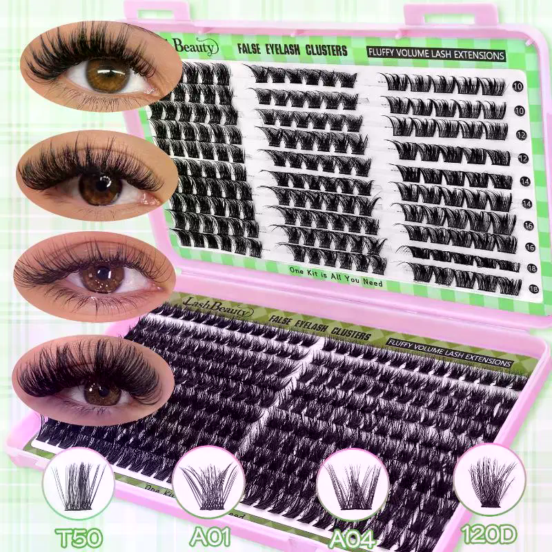 Natural Look False Eyelashes W - Eyelash Extension Wispy 리뷰 및 가격