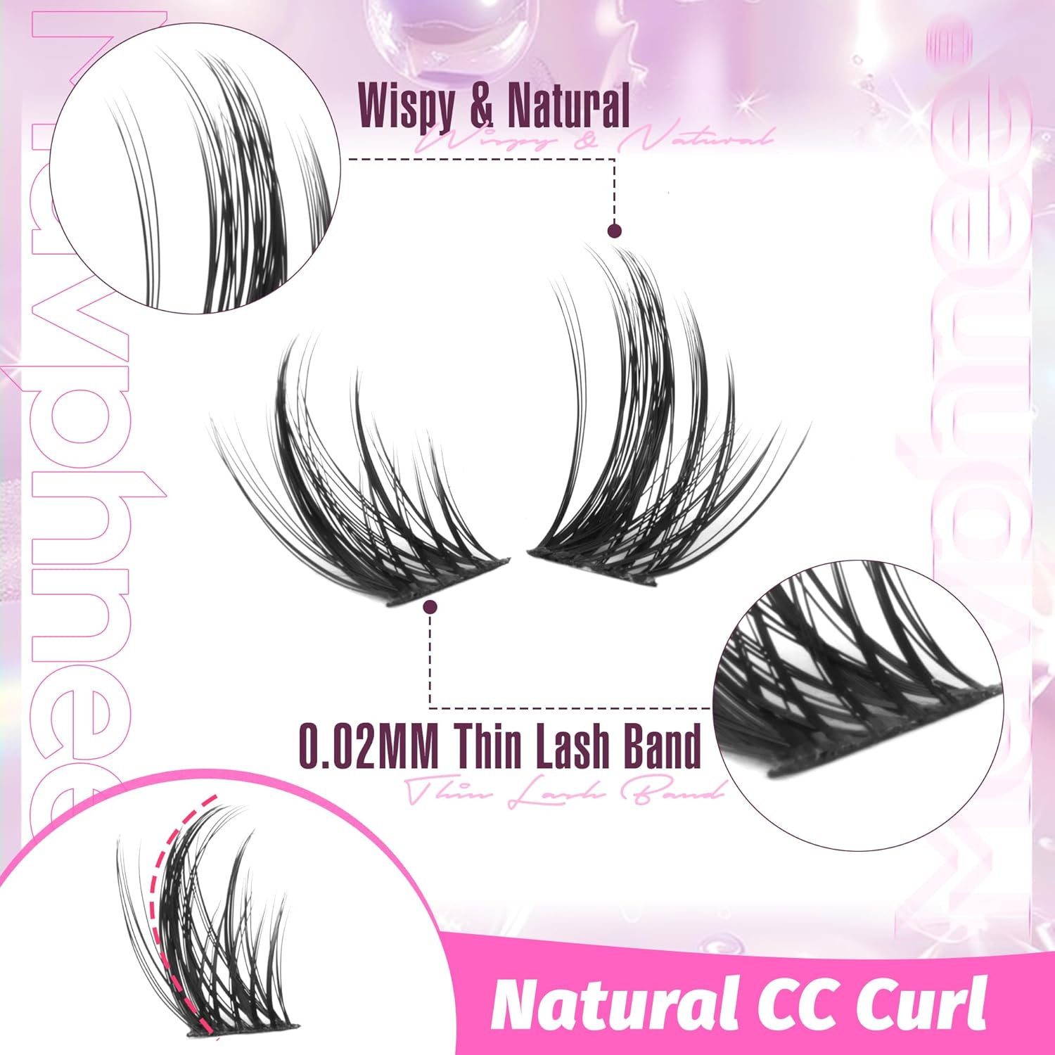 Natural Lash Clusters Kit, 120 - Eyelash Extension Images Free 리뷰 및 가격