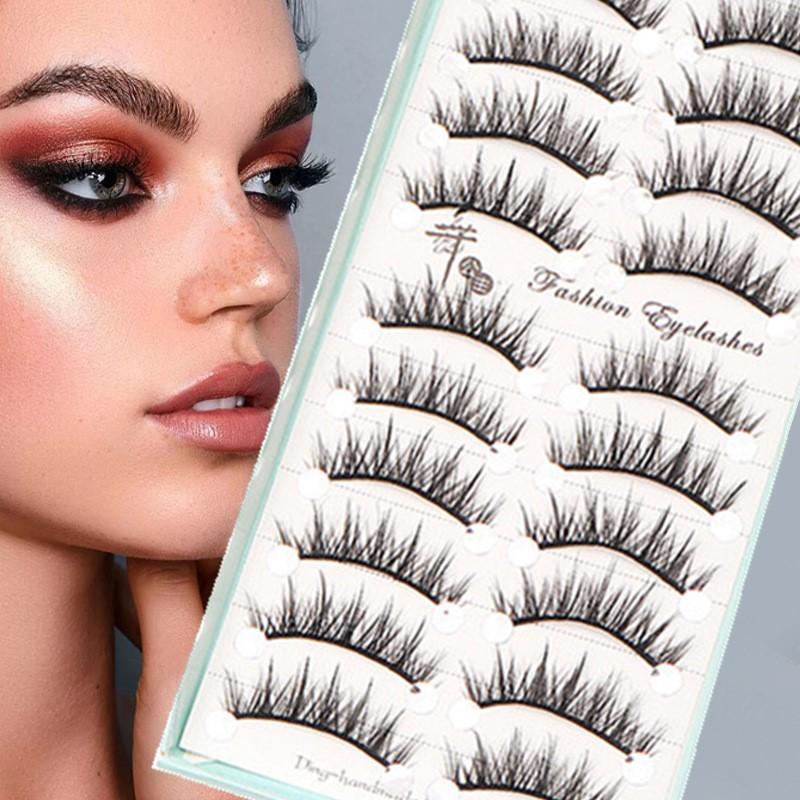 10 Pairs Natural Long Wispy Ca - Eyelash Extension Wispy 리뷰 및 가격