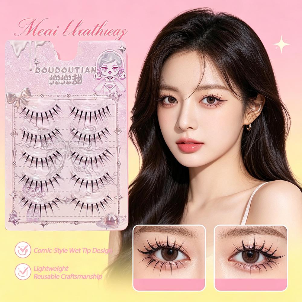 Wet Tip Comic Eye False Eyelas - Eyelash Extension Japanese Style 리뷰 및 가격